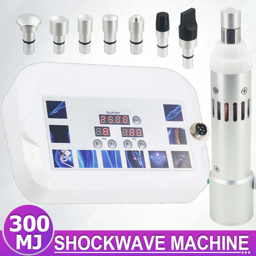 

Professional Shock Wave Therapy Machine For ED Treatment Arm Elbow Pain Relief 300MJ Physiotherapy Shockwave Massager 2026 New