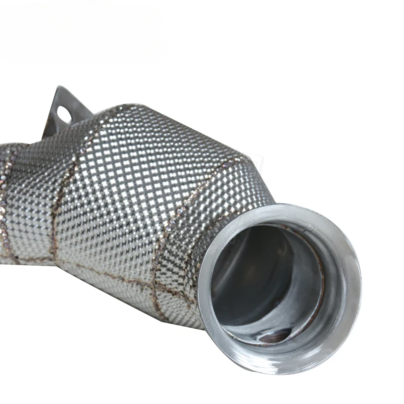 Para Mercedes Benz AMG W205 C63 caulado com proteção térmica Downpipe