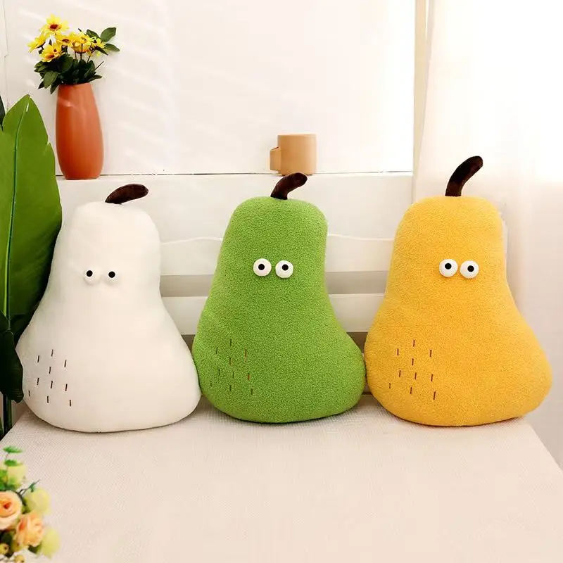 65cm symulowana gruszka lalka pluszowa zabawka ręcznie robiona lalka kreskówka Anime urocza poduszka poduszka dekoracja wnętrz prezent urodzinowy dla dzieci lalka