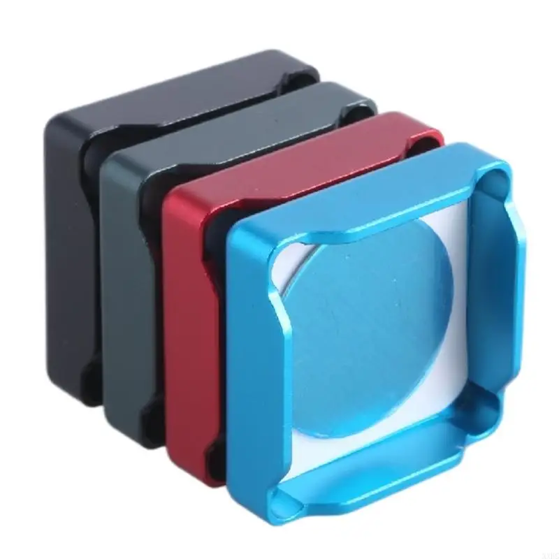 Xxfc bilhar magnético Billiard Holder Square Chalks Transportadoras Case Caso Tip giz titular