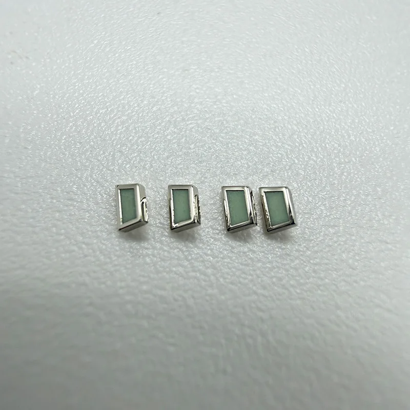 Silver Watch Dial Hour Indices 3C Green Luminous For Watch Dial Replacement And Repair Parts For The Dial Watch Dial Accessories