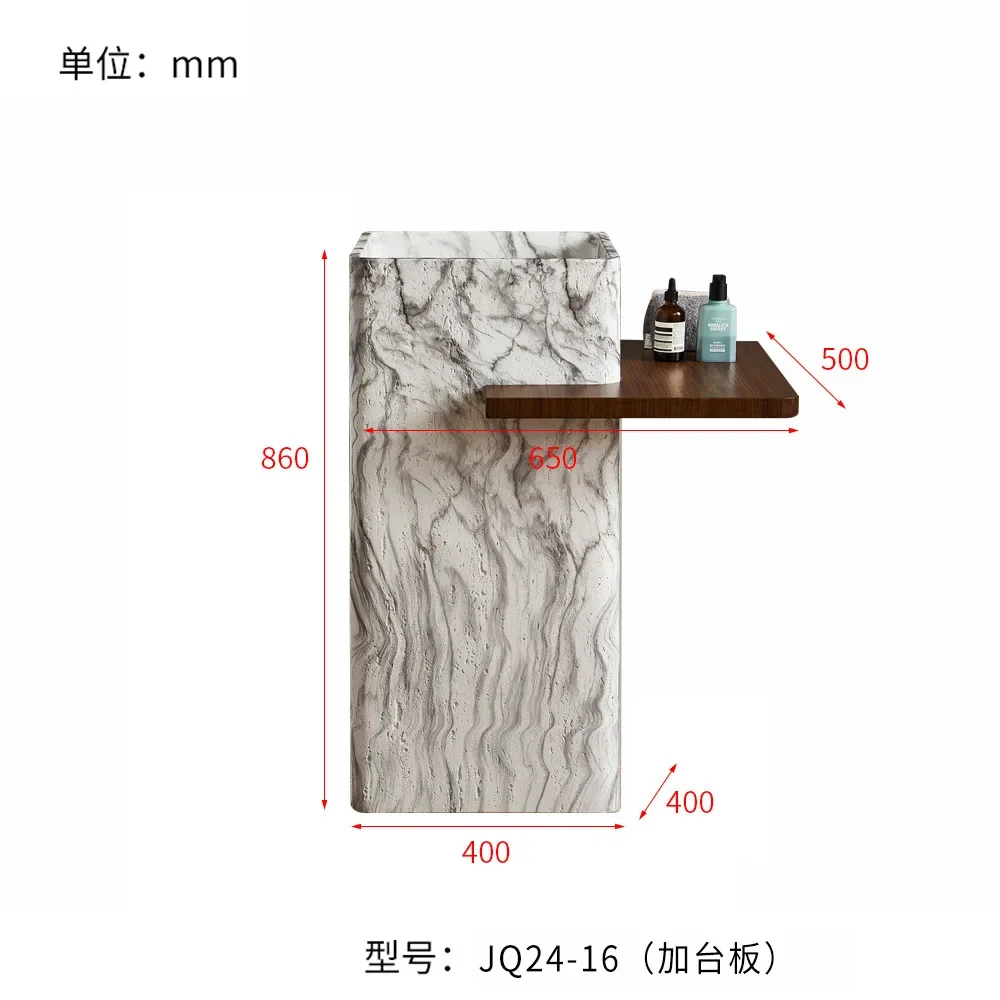 حوض غسيل عمود فني للرياح الرومانية القديمة حوض غسيل عمودي فني شخصي بالإضافة إلى منصة سرير الفندق وغسل الإفطار