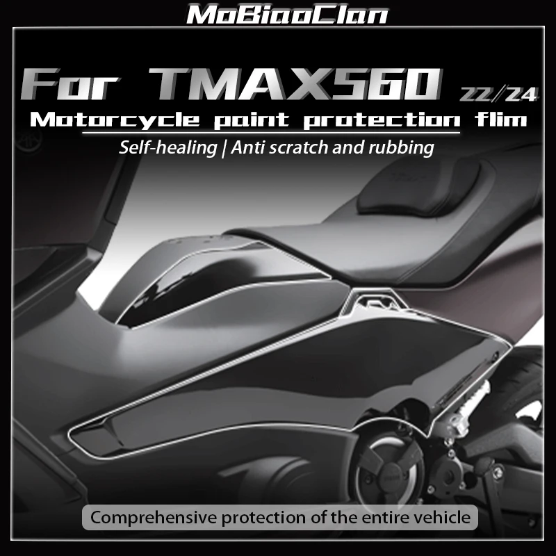 

For YAMAHA TMAX560 TMAX 560 tmax560 2022 2024 Protective Film TPU Accessories Paint Protection Motorcycle Invisible Anti-scratch