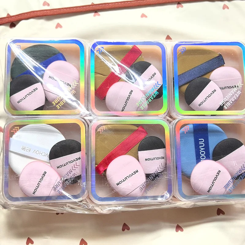 Zachte minimake-up poederdons Duimmengspons voor crème Foundation en concealer Gemakkelijk schoon te maken Beauty Essential