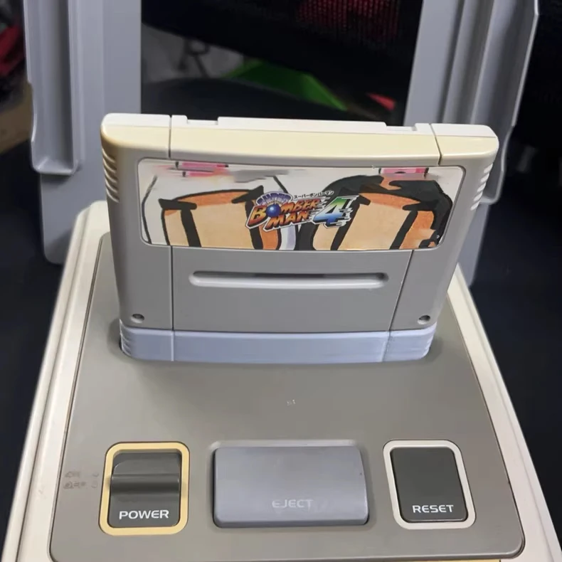 Super Ntd SFC To SNES Conversion Card, Two-Way Conversion, The Shell Is 3D Printed And May Have Defects