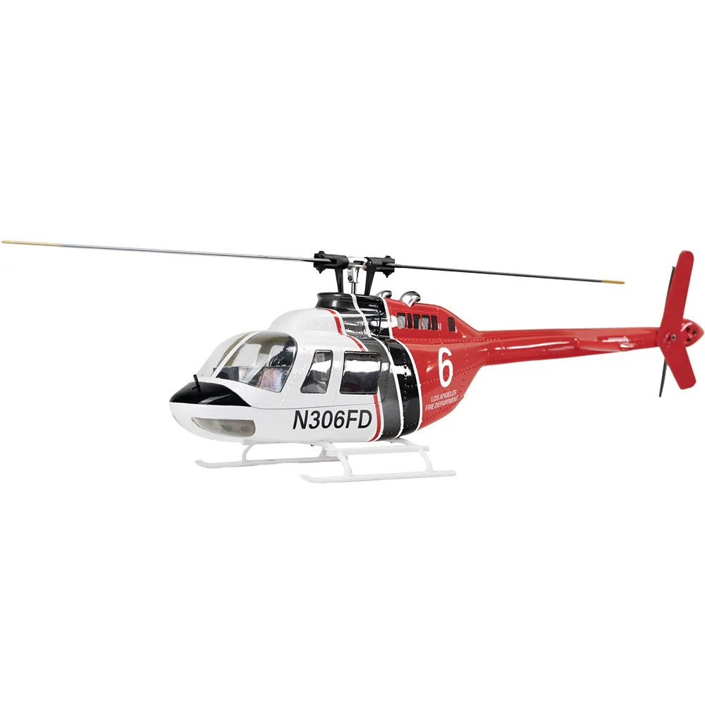 FLYWING Bell 206 V3 helicóptero a escala 6CH posicionamiento GPS y larga resistencia 1:16 RC avión con H1 rc heli Hobby para adultos