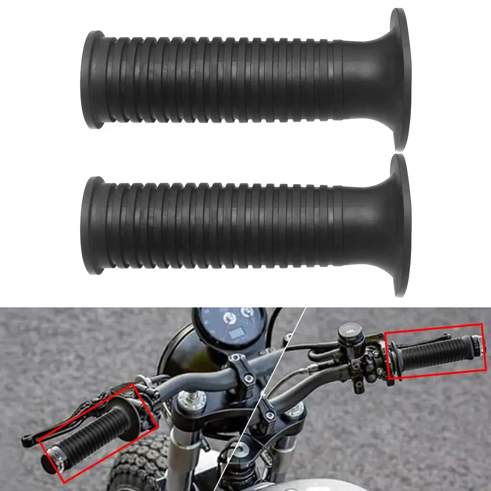 2 Pcs Rubber Hand Grips Compatible For BMW R1200RS K1200RS K1200GT R1150GS R1150R R1100S R1100RS R1100RT K100RS F650GS