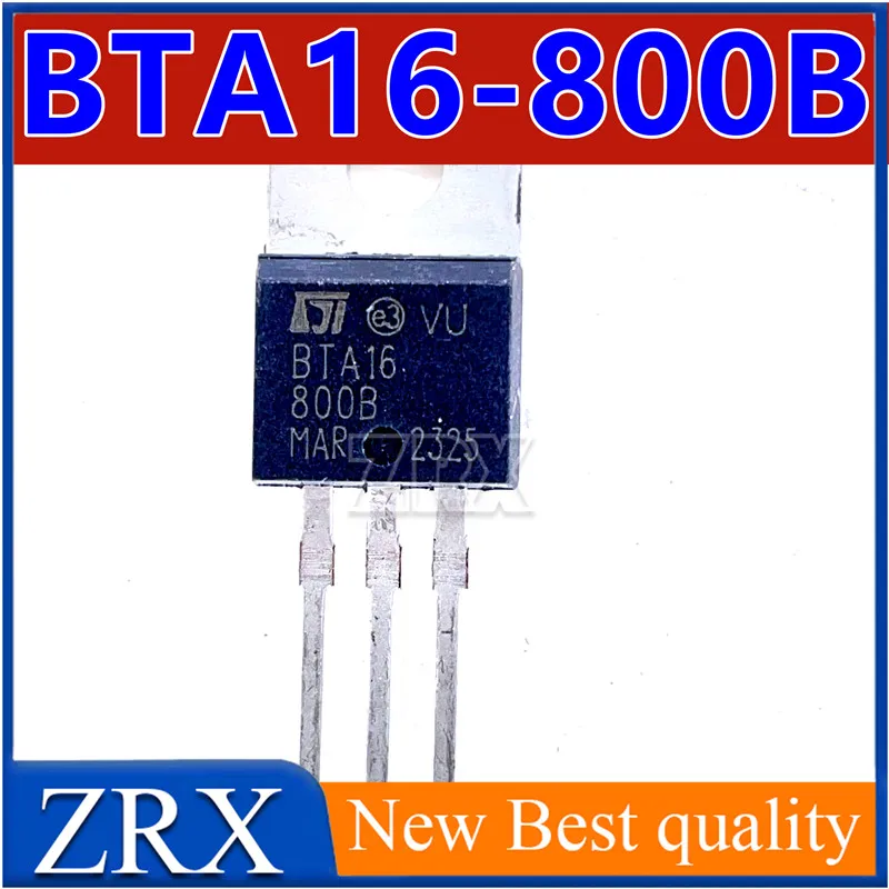 

5Pcs/Lot Imported original bidirectional thyristor BTA16-800B 16A 800V in-line TO-220 In Stock
