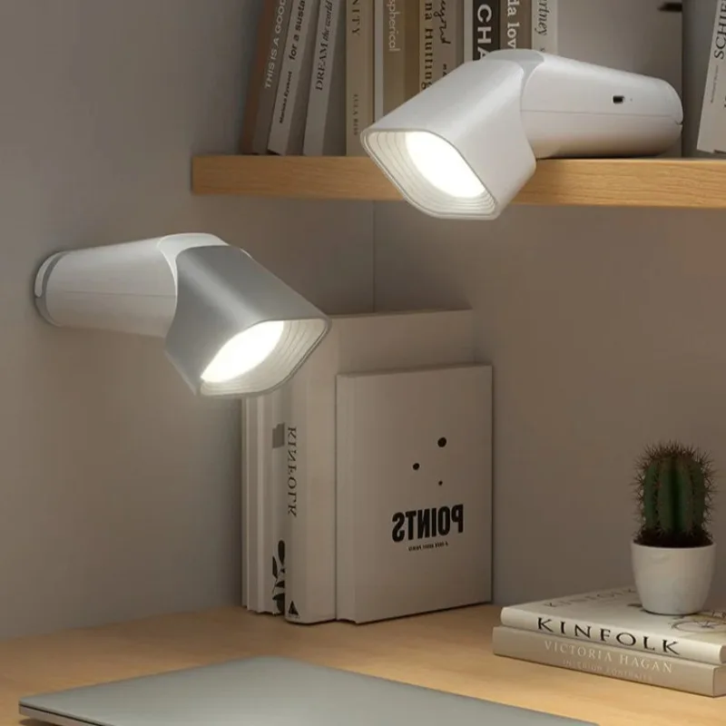 Student dorm portable folding multifunctional bedside lamp