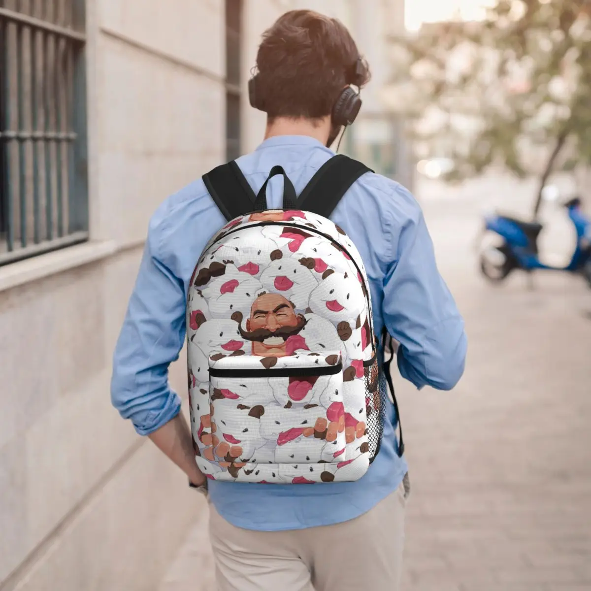 Poros League Battle Game Legends Student Backpack School Bag Hiking Travel Daypack for Men Women Fashion Bookbag Shoulder Bags