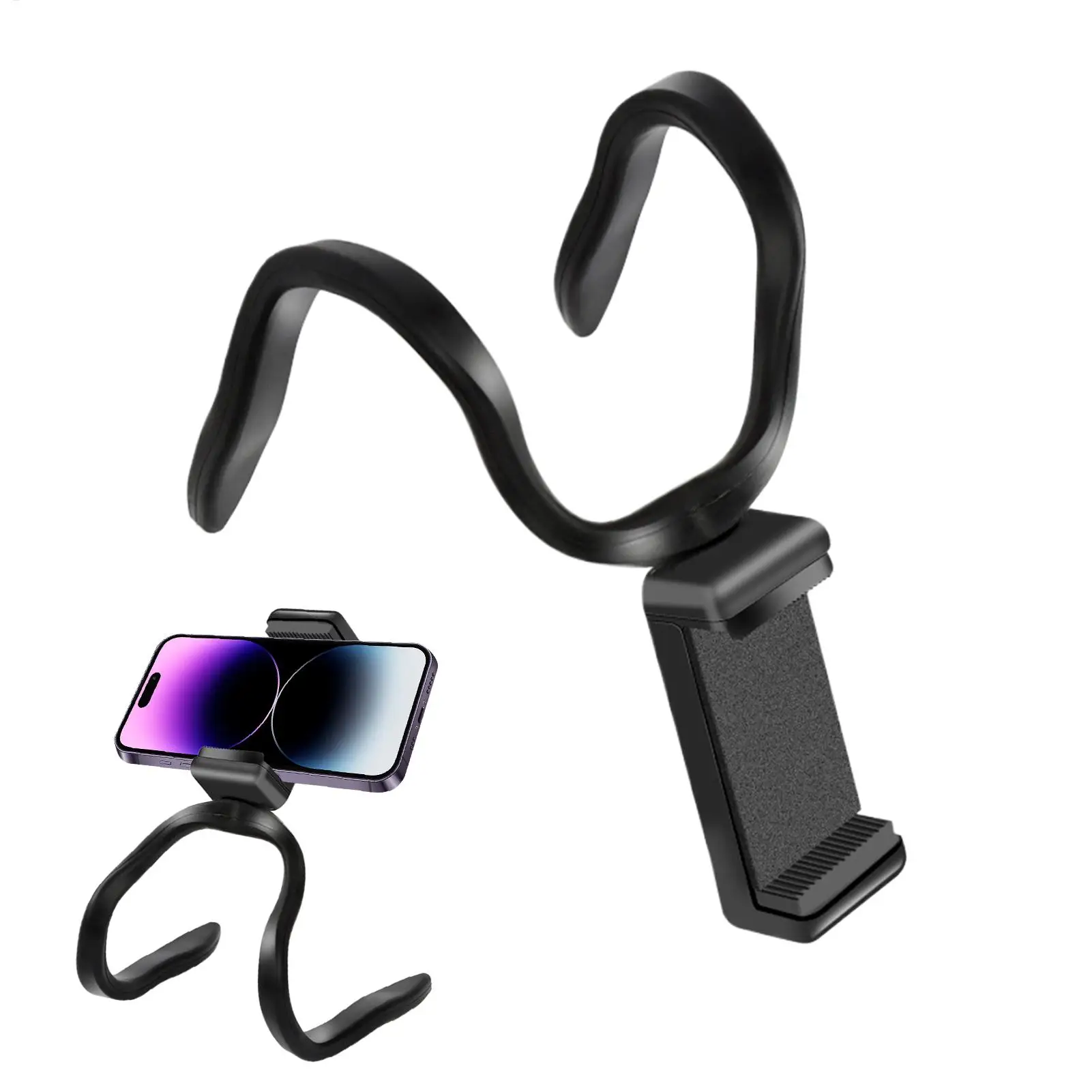 

Держатель телефона для беговой дорожки Складной кронштейн для мобильного телефона для тренажерного зала Дизайн шланга Гибкая подставка для телефона для беговой дорожки для корзины для покупок