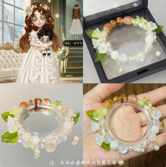 Anime Identity ⅤEuridice Handmade Bracelet Unisex Hand Chain Pendant Bracelets Accessories Cosplay Props Birthday Gifts XK