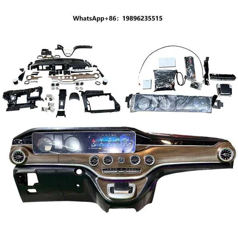 Upgrade  Multi-functional Car Dashboard Assembly with Integrated Display for W447 Car Interior Accessories