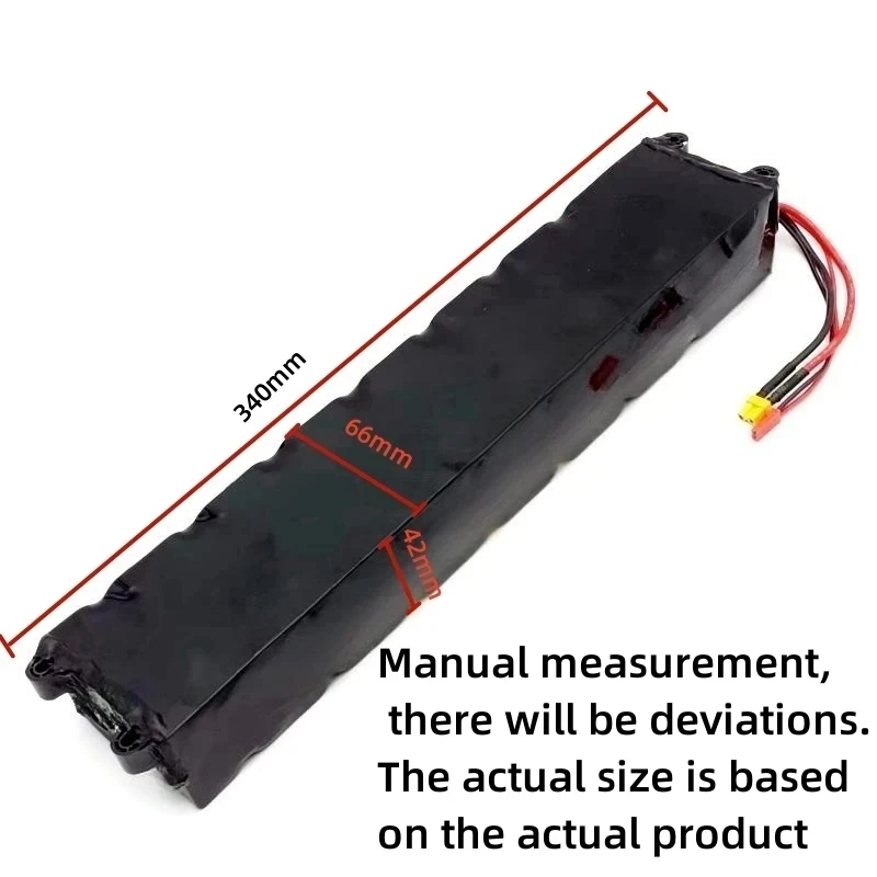 36V 60Ah 18650 Rechargeable lithium Battery pack 10S3P 500W High power for Modified Bikes Scooter Electric Vehicle,With BMS XT30