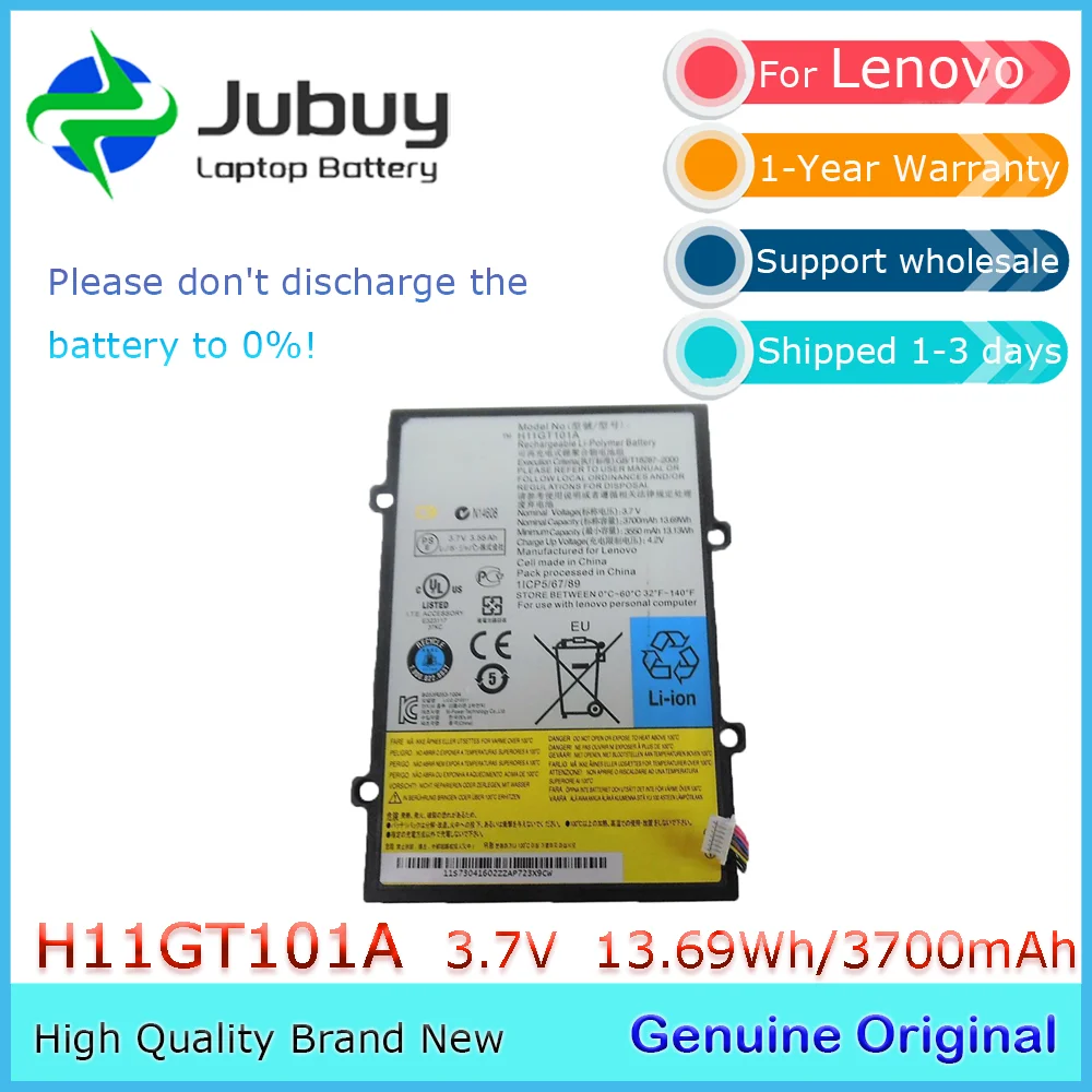 H11GT101A 3.7V 3700mAh Original Laptop Battery for Lenovo Idepad A1 A1-07 Tablet 121500028