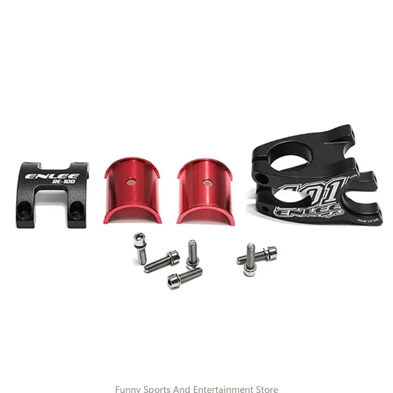 C4DE Mountain Bike Stem 31.8mm 28.6mm Aluminum Alloy Stem Short Handlebar Stem Riser For Mtb Dh, 50mm