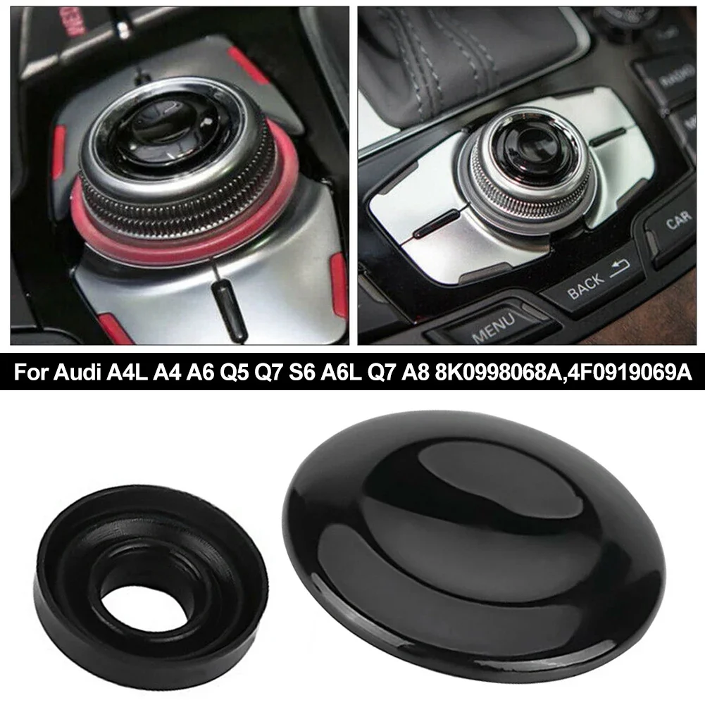 Car Multimedia Knob Joystick Button Navigation Cap Cover Center Button Repair Kit For MMI Audi A4 A5 A6 Q5 Q7 S6 S8 8K0998068A