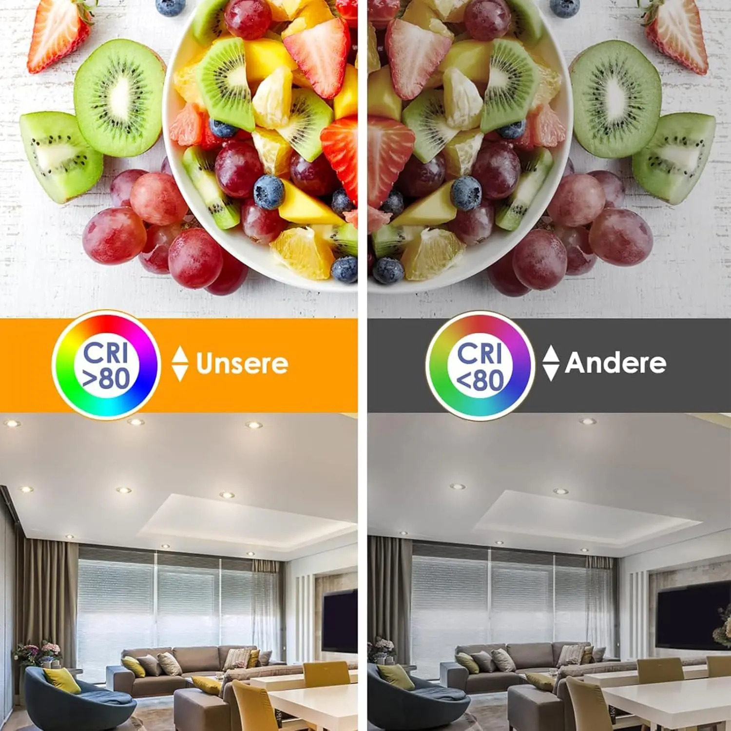 10 Pack 3W COB Mini projecteurs LED réglables encastrés Downlights lampe d'éclairage d'accent pour armoire placard trou taille 42-45mm