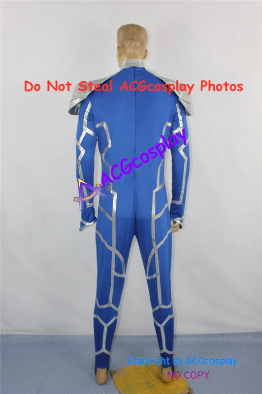 Fate Stay Night Lancer Cosplay Costume Jumpsuit acgcosplay Include Footwear