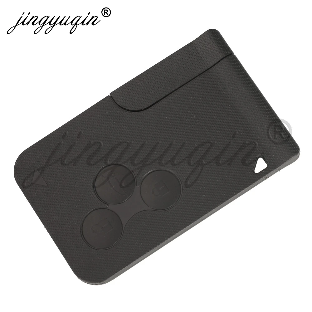 Jingyuqin untuk 2003 2004 2005 2006 2007 2008 Renault Megane II Scenic II Grand PCF7947A 433Mhz ID46 Chip kartu kunci mobil Remote