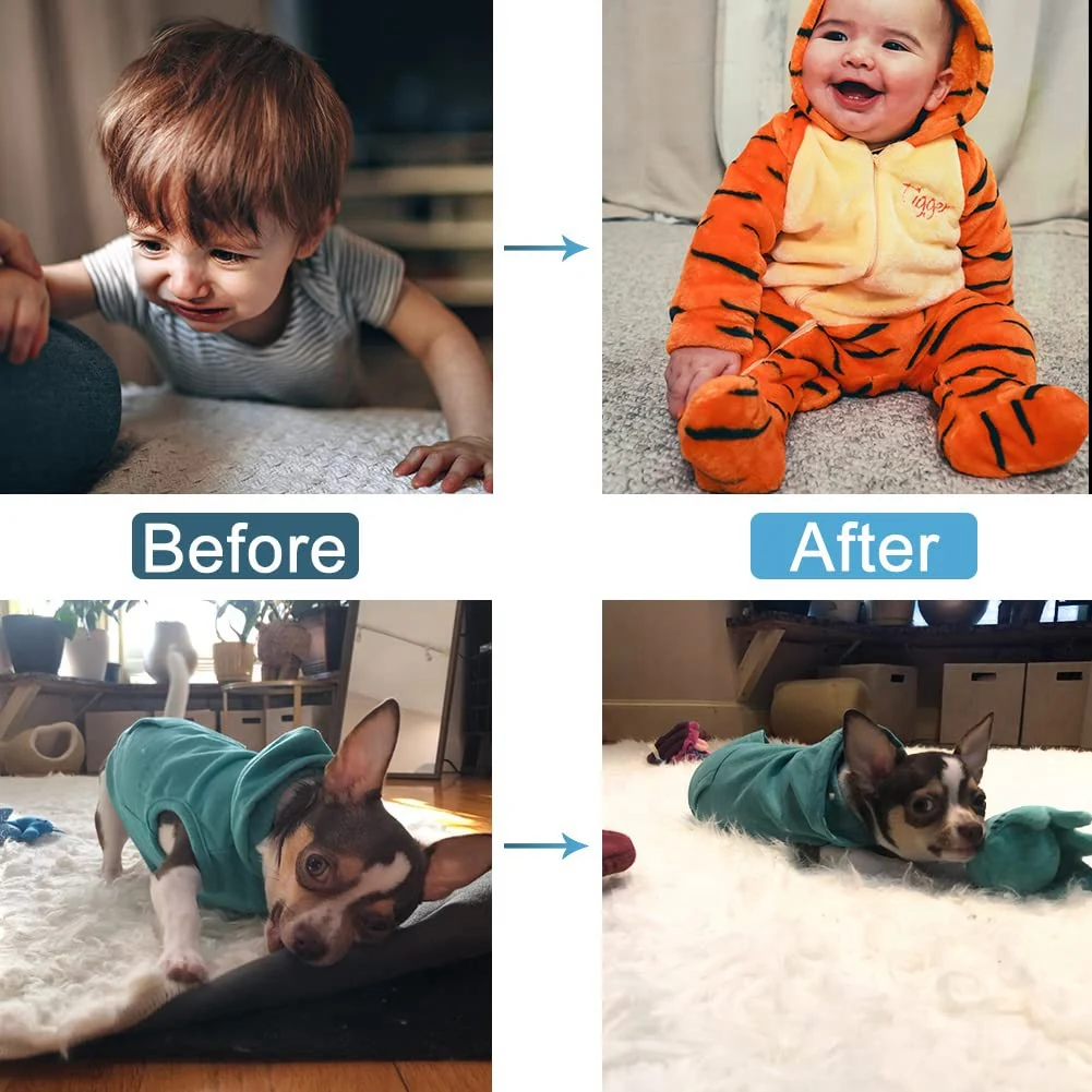 AEE2-16 PCS Tapijtgrijpertape voor hardhouten vloeren, antislip tapijtpads Dubbelzijdig tapijttape Tapijthoekgrijpers Herbruikbaar