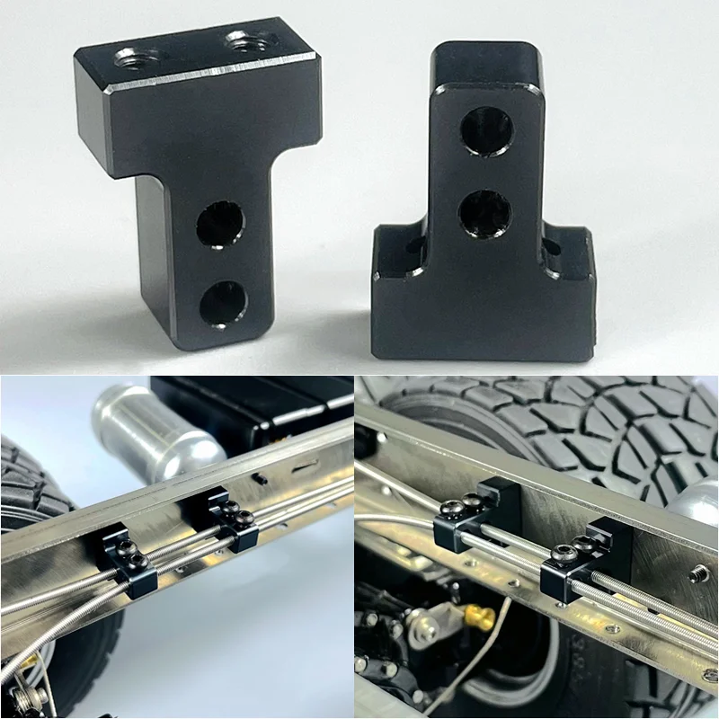 RC Truck Metal Lock Difference Conductor Aluminum Column for 1/14 Tamiya SCANIA 770S VOLVO FH16 MAN ACTROS Car Accessories