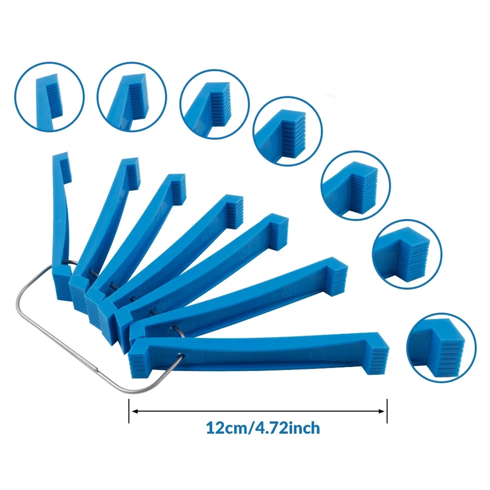 Car Radiator Condenser Fin Comb Sets Air Conditioner Coil Straightener Hand Cleaning Tool Auto Cooling System Repair Tool