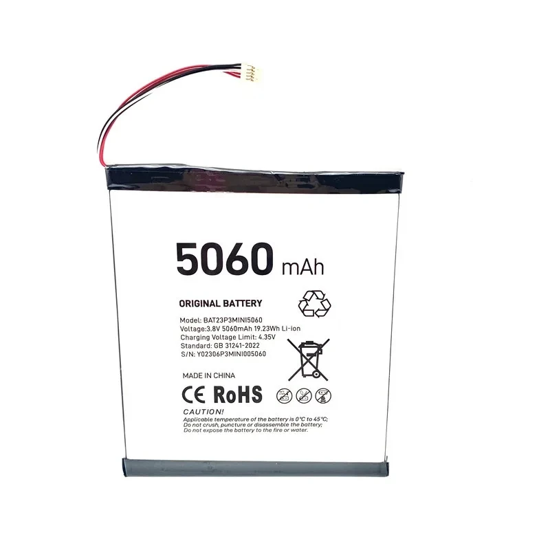 100% Original Brand New BAT23P3MINI5060 Battery 5060mAh For DOOGEE U9 U10 Tablets Bateria Tool