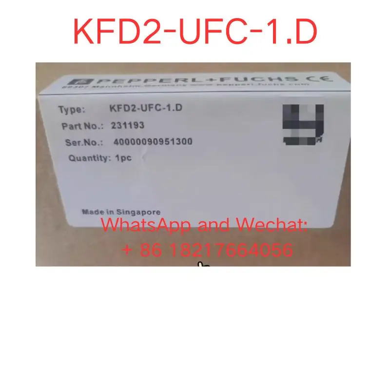 

Brand new KFD2-UFC-1.D Module fast shipping