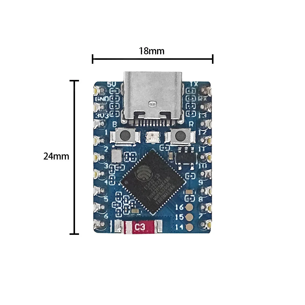 Nowa płytka rozwojowa mikrokontrolera ESP32-S3-Zero ESP32-S3FH4R2 Profesor potężny układ obsługujący kabel BT5.0 240 MHz TypeC