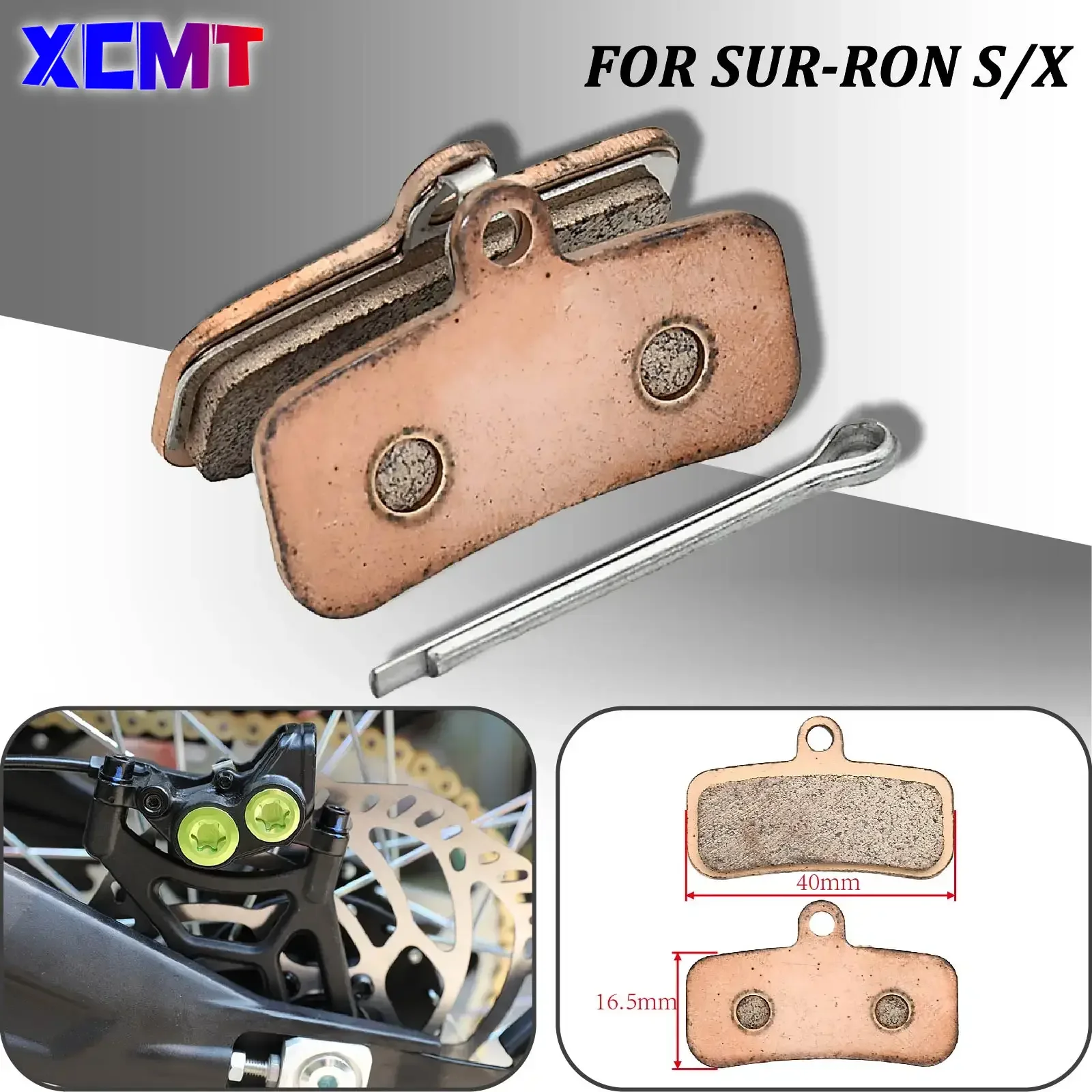 

Electric Motocross Front and Rear Silent Brake Pads For Surron Sur Ron Sur-Ron Light Bee S X Electric Dirt Bike Universal Parts