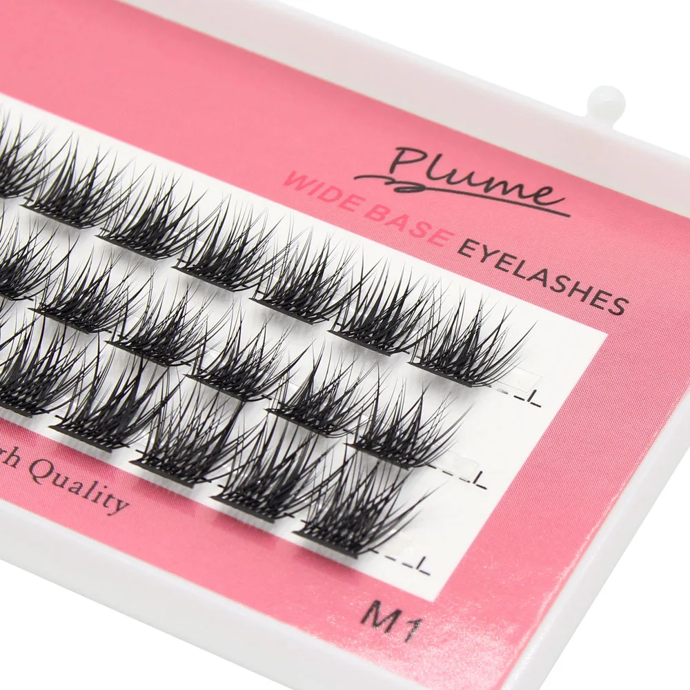 DIY36 voluminous natural segmented eyelashes, single cluster independent eyelash makeup tool, soft and easy to operate eyelashes