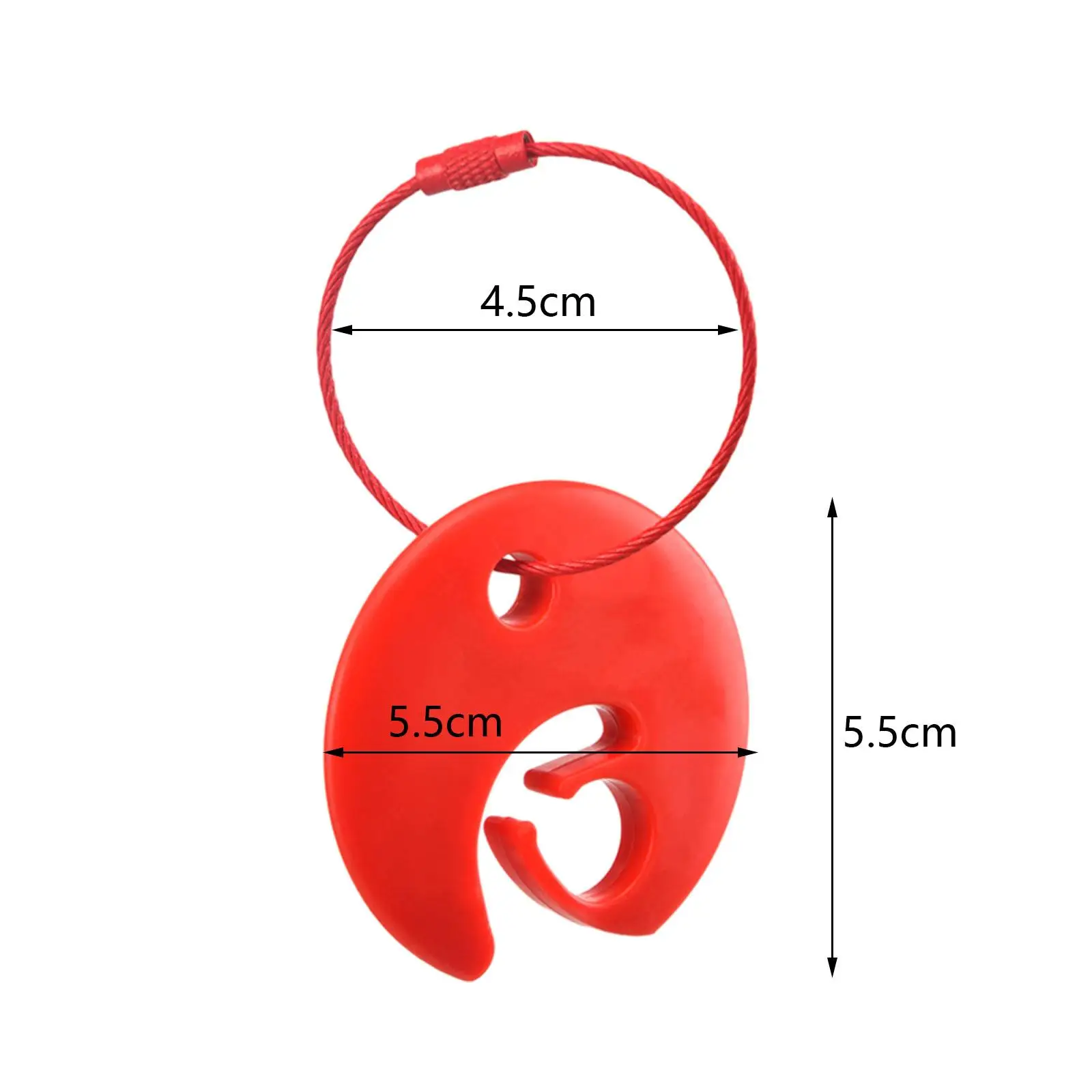 Clip de disco compacto para estante de platos, resistente al desgaste, portador de disco de límite