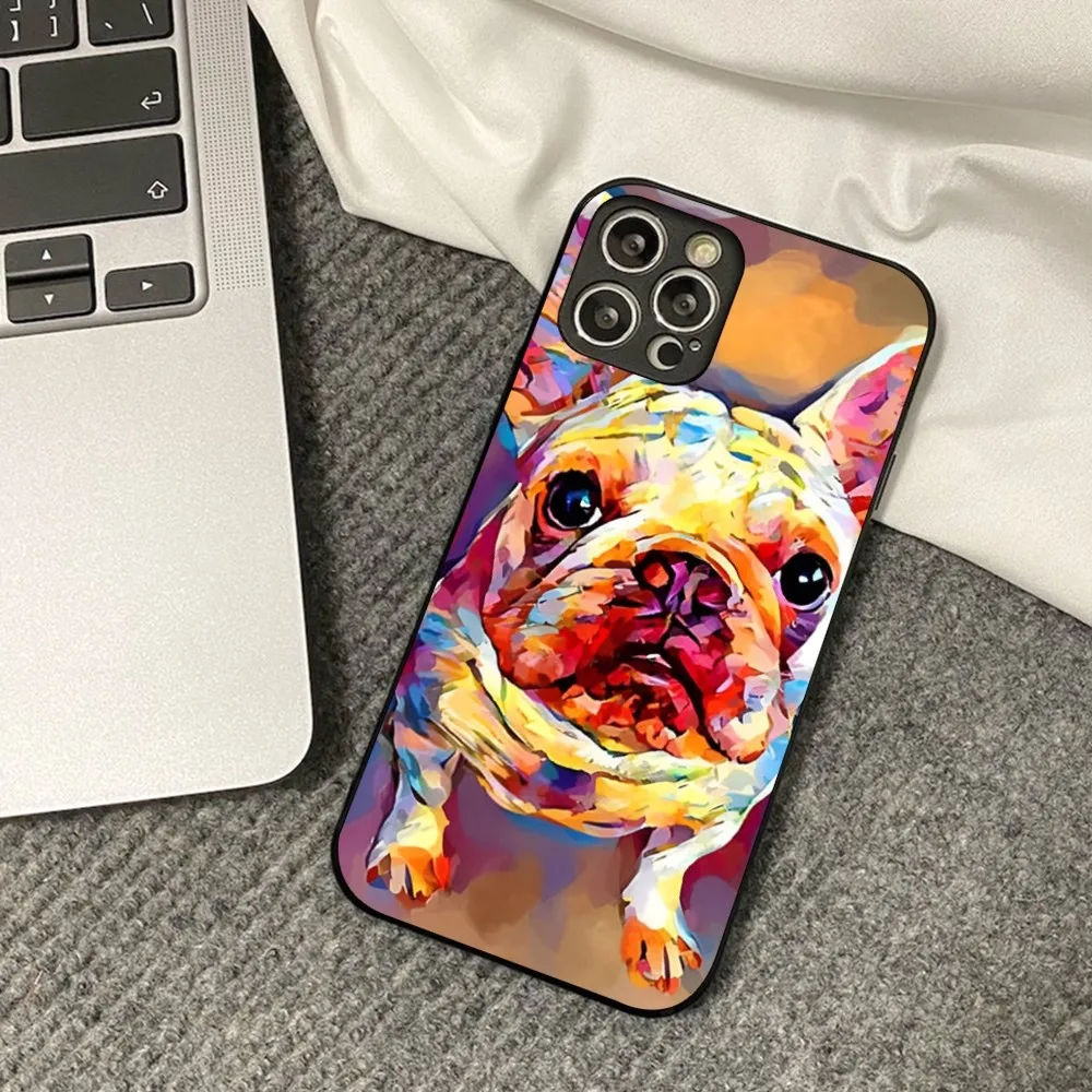 French Bulldog Phone Case For iPhone 14 11 12 13 Mini Pro Max 8 7 6 6S Plus X SE 2020 XR XS Funda Case