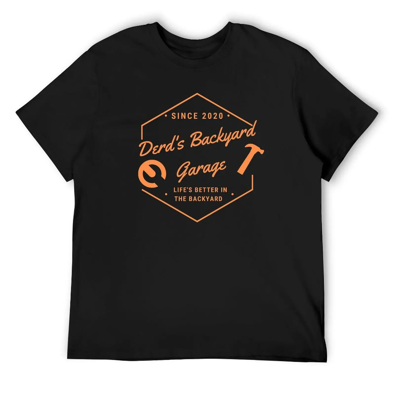 

Derd's Backyard Garage T-Shirt shirts graphic tees kawaii clothes customizeds boys animal print Men's t-shirt