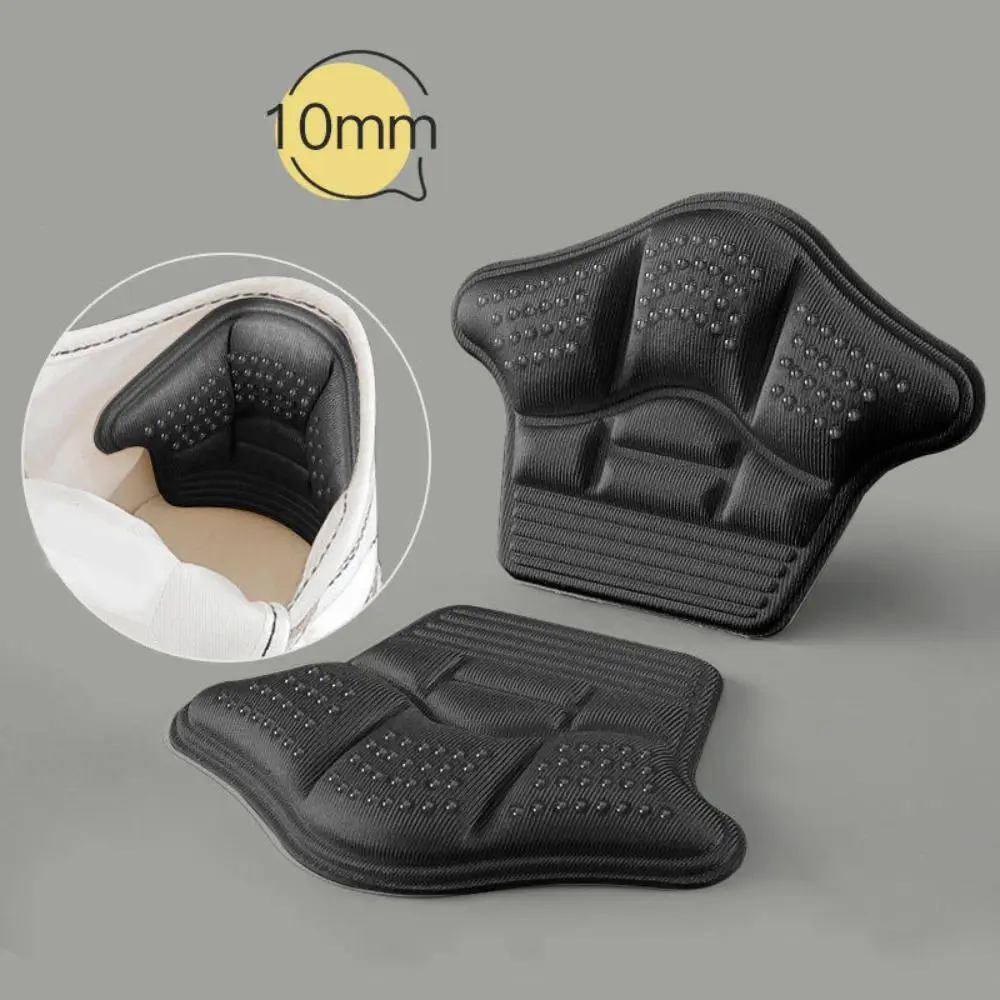 5 쌍 5/10mm 힐 스티커 안티웨어 힐 프로텍터 여성 신발 깔창 크기 조정 하이힐 쿠션 신발 액세서리