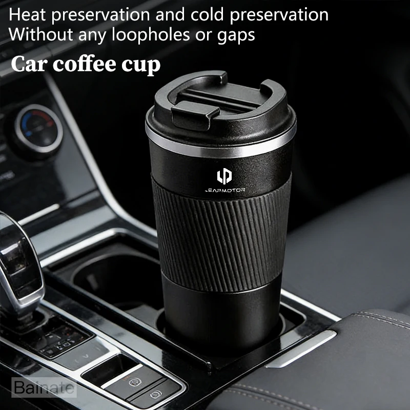 510ml Stainless Steel Coffee Cup Thermal Mug, For Leapmotor C10 C11 C16 B01 B10 C01 2025 2026, Travel Car Insulated Bottle
