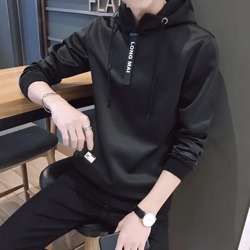Sudaderas con capucha de cuello alto con cremallera para oficina para hombre, diseñador de ocio, Color Pastel, lujo, ropa de calle estética, sudaderas baratas para hombre