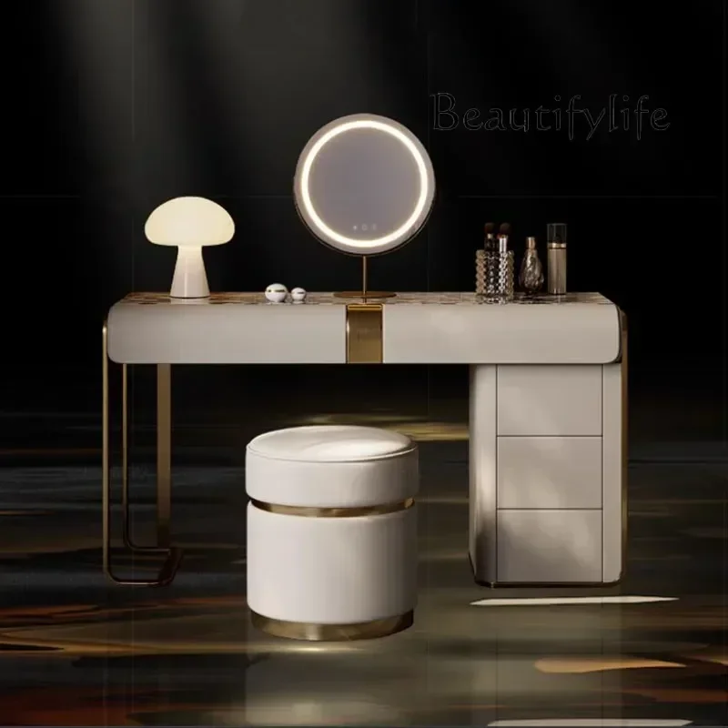 

u M Luxury Organizer Dressing Table Mirror Bedroom Girls Nordic Dressing Table Sets Makeup Salon Penteadeira Para Quarto Furnitu