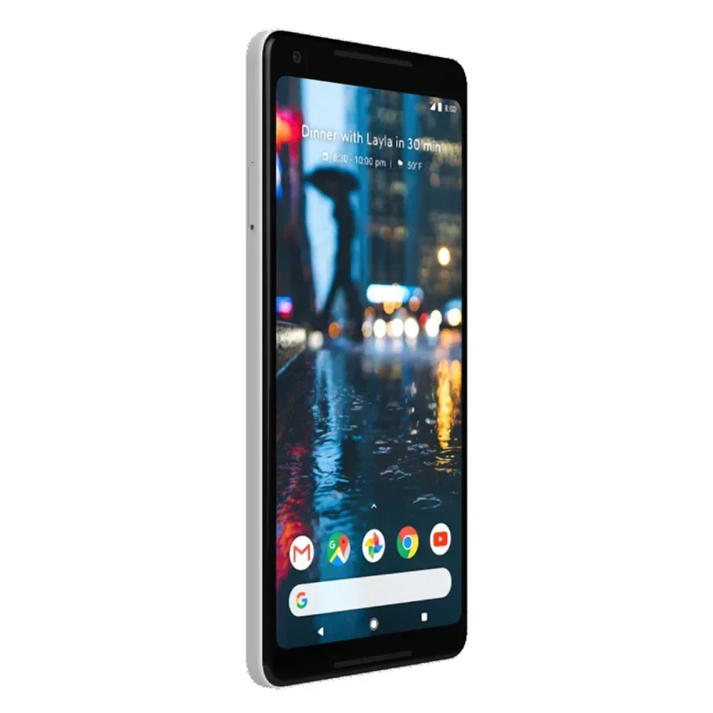 Разблокированный оригинальный мобильный телефон Google Pixel 2XL 4G 2XL 4 ГБ + 64 ГБ/128 ГБ ПЗУ 6,0 дюйма NFC с отпечатками пальцев 12,2 МП + 8 МП Android-смартфон