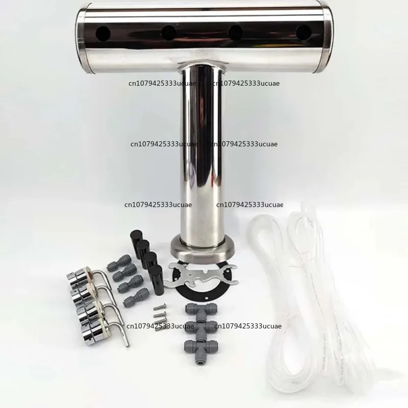 

4 Tap Font Kits (duotights, shanks, handles, EVABarrier) beer faucet accessory home brewing kitchen supply