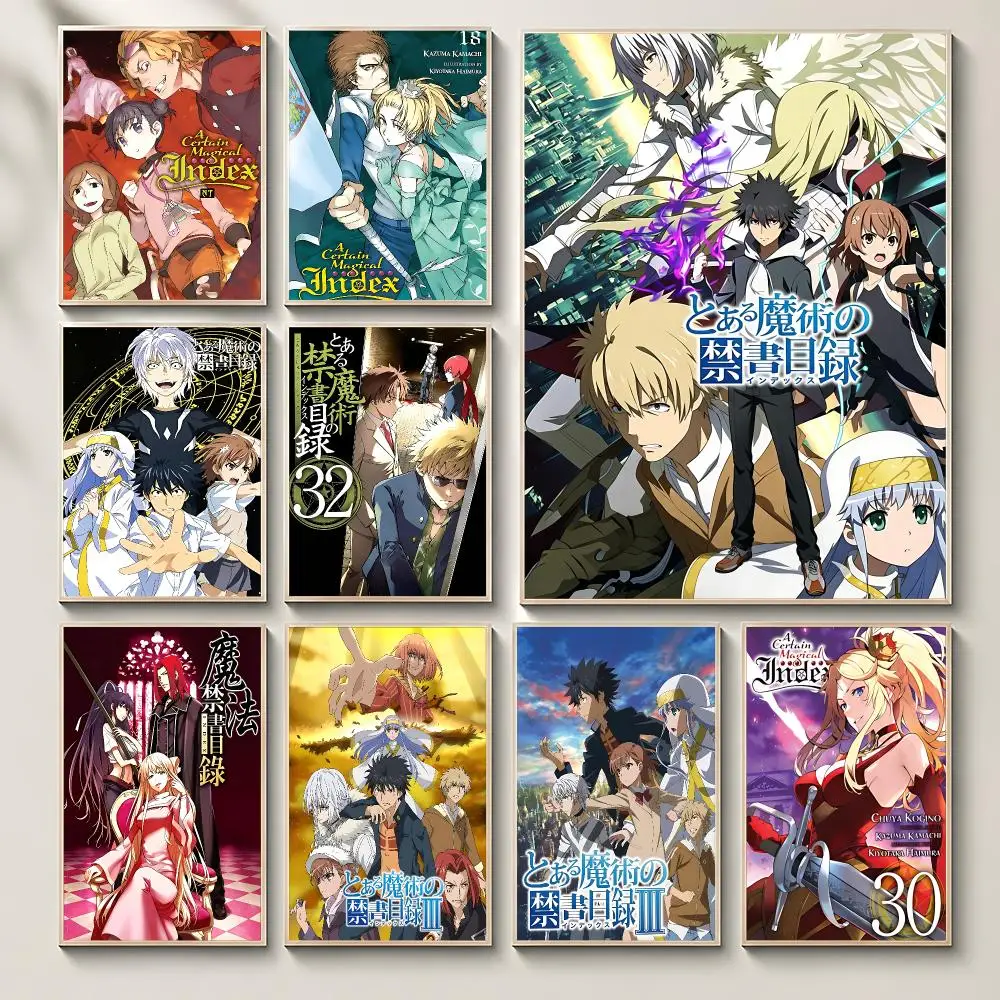 anime A Certain Magical Index Poster Poster, Wall Decor Art Print, Abstract Wall Decor Art Print for Living Room