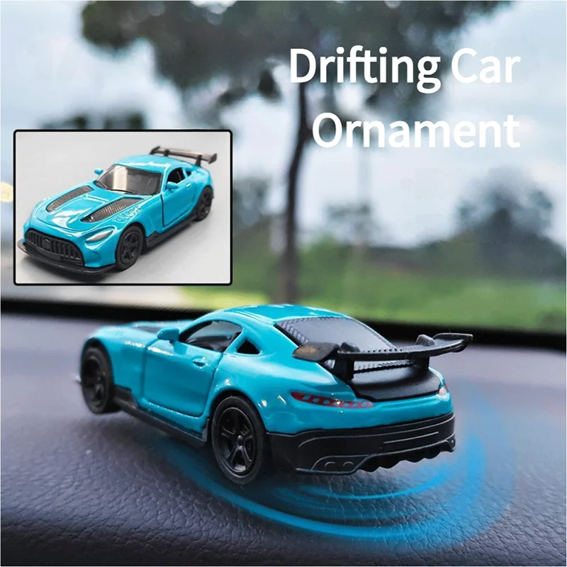 Drifting Car Dashboard Ornament Spin Classic Supercar Model Rotation Creative Racing Super Car Decoration Akcesoria wewnętrzne