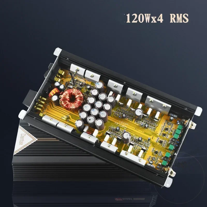 

C5198 A1941 Tube 120W*4 4.0 Channel HIFI Class AB Car Audio Speaker Amplifier Push 4 Door Horn