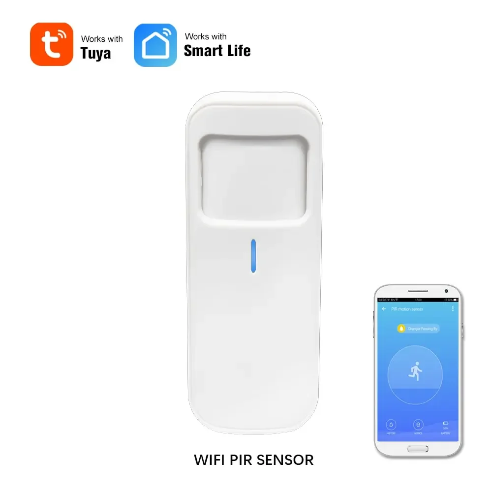 Tuya WIFI PIR sensore di movimento rilevatore di movimento Wifi allarme a infrarossi presenza umana Smart Life sistema di sicurezza domestica Wireless nuovo