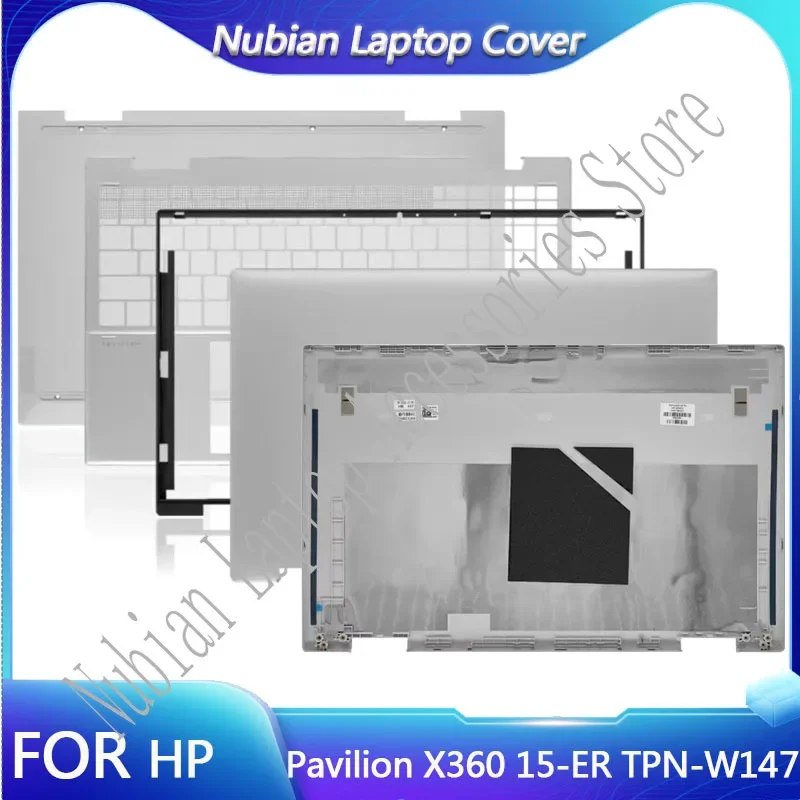 

New Laptop Case For HP Pavilion X360 15-ER TPN-W147 LCD Back Cover Front Bezel Palmrest Upper Top Cover Bottom Case M45108-001