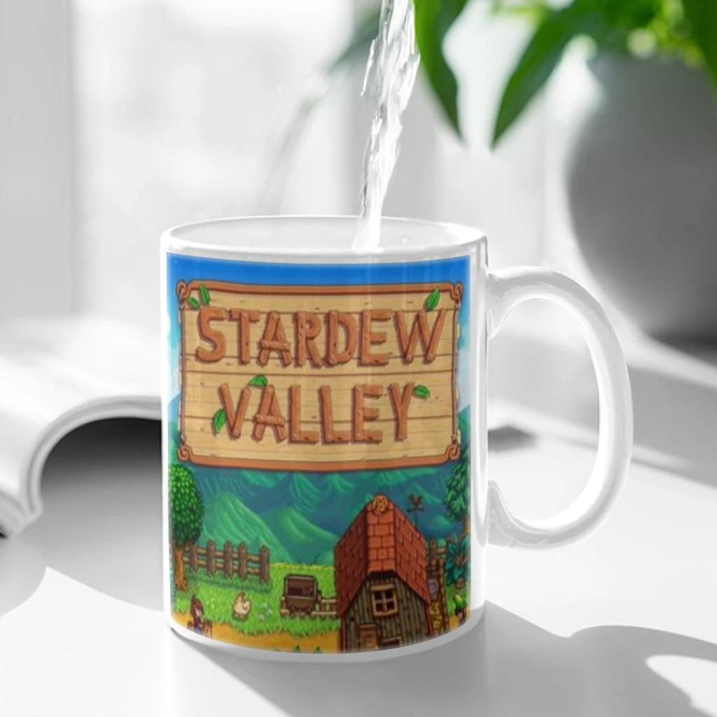 S-Stardew V-Valley Free shipping Coffee Cups Ceramic cups creative cups and cute mugs Personalized Gift Cup For Tea