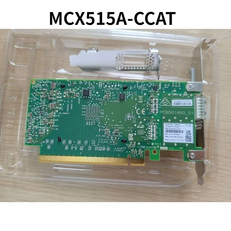 MCX515A-CCAT Mellanox ConnectX-5 100GbE QSFP28 1-port PCIe Adapter Card CX515A 100Gb single port Ethernet network interface card