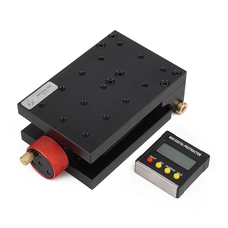 Aluminum Alloy Adjustable Angle Tilt Punch Multi-functional Woodworking Positioning Fixture Fixture Digital Inclinometer In Stoc