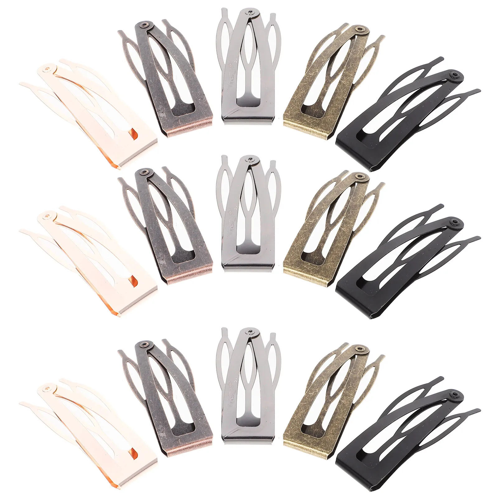 

40Pcs Metal Snap Hair Clips for Women Elegant Decorative Hair Accessories Small Hairpins Styling Banquet Work